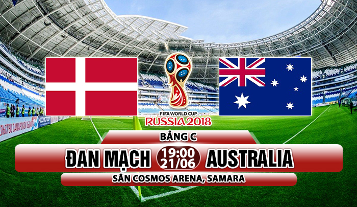 Link sopcast: Đan Mạch vs Australia