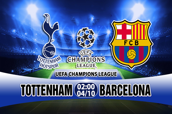 Link sopcast: Tottenham vs Barcelona