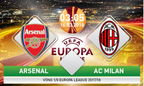 Link sopcast: Arsenal vs AC Milan 3h05 ngày 16/3