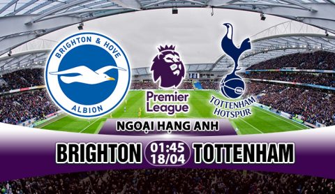 Link sopcast: Brighton vs Tottenham, 01h45 ngày 18/4