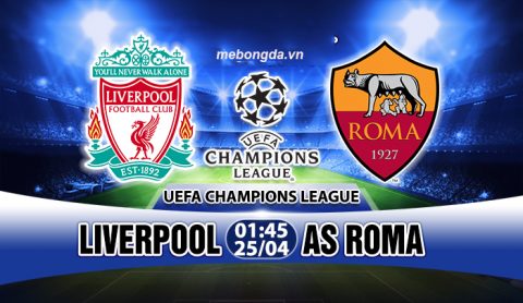Link sopcast: Liverpool vs AS Roma, 01h45 ngày 25/4