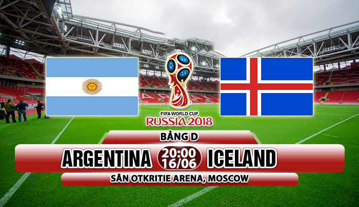 Link sopcast: Argentina vs Iceland, 20h00 ngày 16/6