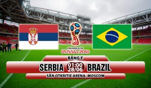 Link sopcast Serbia vs Brazil, 01h00 ngày 28/6