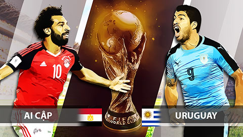 Link sopcast: Ai Cập vs Uruguay, 19h00 ngày 15/6