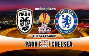 Link sopcast: PAOK vs Chelsea 23h55 ngày 20/9