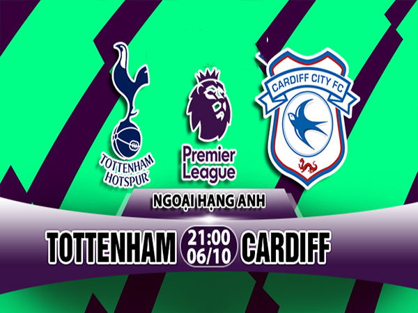 Link sopcast: Tottenham vs Cardiff, 21h00 ngày 6/10