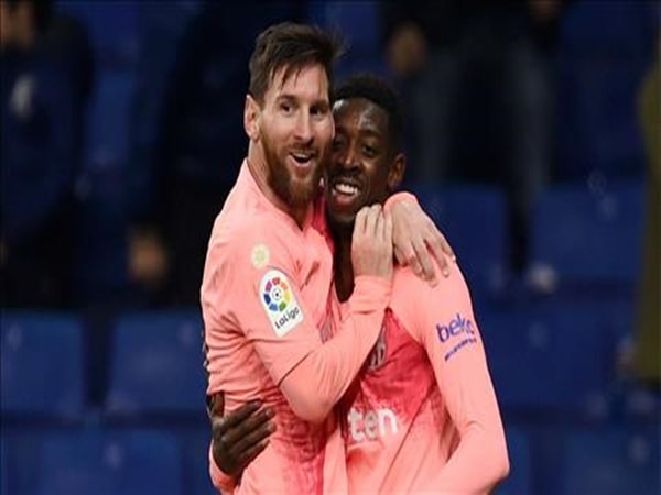 Dembele ca tụng người đồng đội Messi