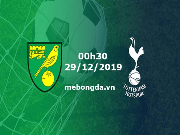Link sopcast Norwich vs Tottenham 03h00 ngày 29/12